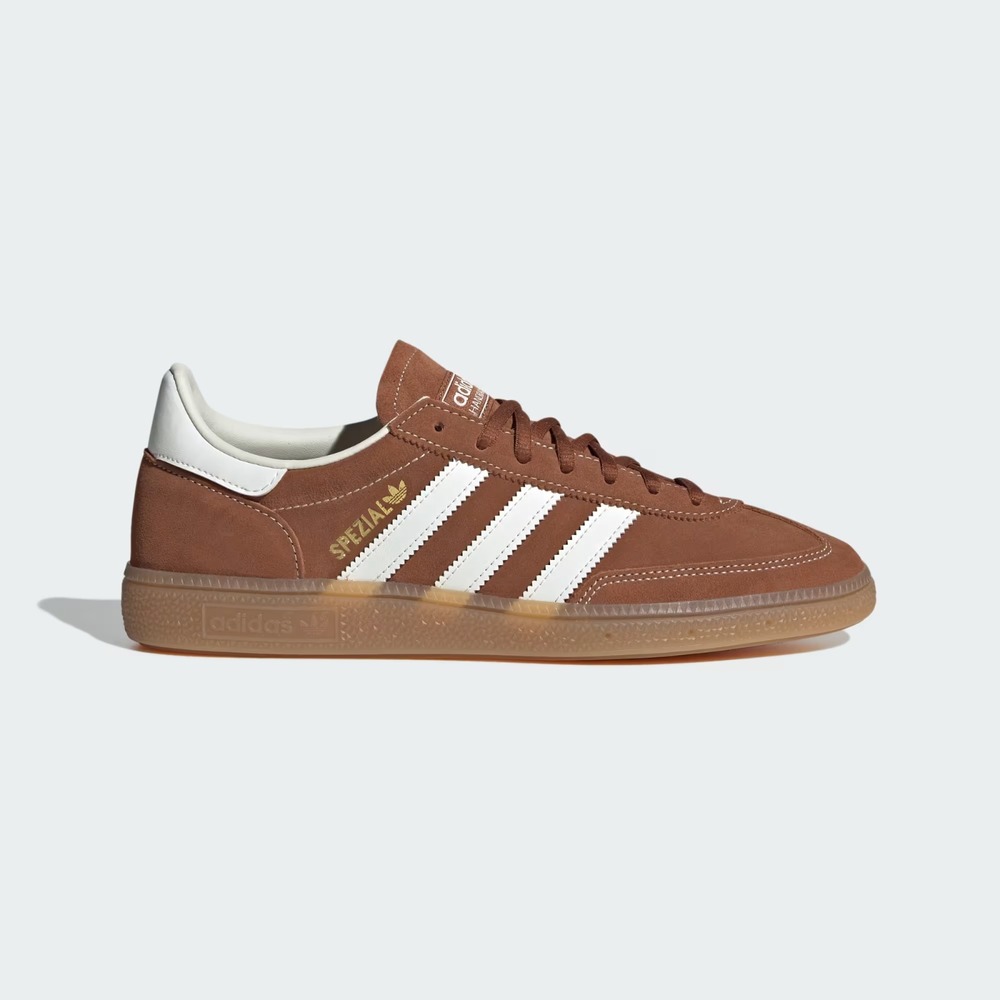 Mens Size 9.5 Adidas Handball Spezial Shoes Brown Off White KJ6016 Sneakers NEW